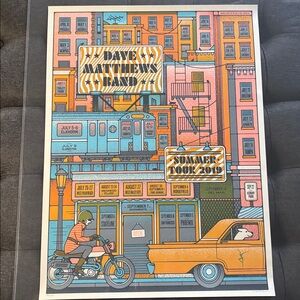 DAVE MATTHEWS BAND SUMMER TOUR POSTER 2019